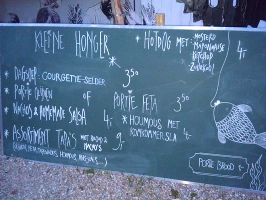 Menu photo 4 Zomerbar Antwerp, VAN
