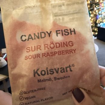 Scandinavian Specialties - Sour raspberry candy fish - Scandinavian Near Me - Seattle, Washington