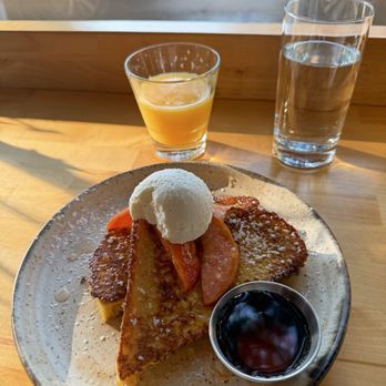 Juneberry Table - I had the kids' French Toast !! It was perfect for one person and so yummy! 10/10 recommend - Breakfast & Brunch Near Me - Cleveland, Ohio Juneberry Table - I had the kids' French Toast !! It was perfect for one person and so yummy! 10/10 recommend - Breakfast & Brunch Near Me - Cleveland, Ohio