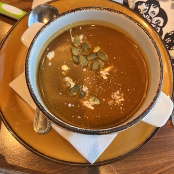 The Chocolatier - Pumpkin soup - New American Near Me - Hershey, Pennsylvania
