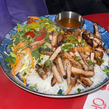 5ive Spice - lemongrass porkchop over rice - Vietnamese Near Me - Brooklyn, New York