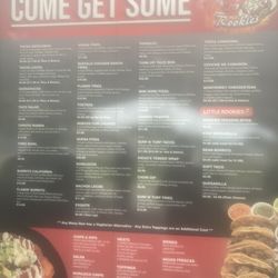Rookies - Menu