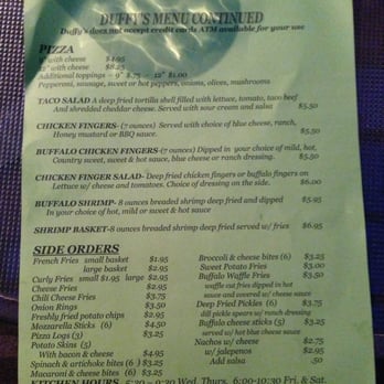 Duffy's Pub - Menu - Bars Near Me - Avon, New York
