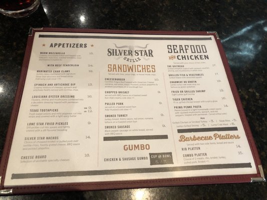 Menu photo 4 Silver Star Grille Shreveport, LA Menu photo 4 Silver Star Grille Shreveport, LA