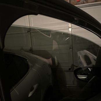 Tony's Window Tinting - Film doesn't go all the way up on all side windows. - Car Window Tinting Near Me - Irwindale, California
