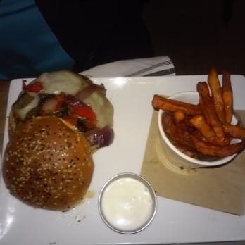Eureka! - Bison burger with sweet potato fries - American Near Me - Berkeley, California