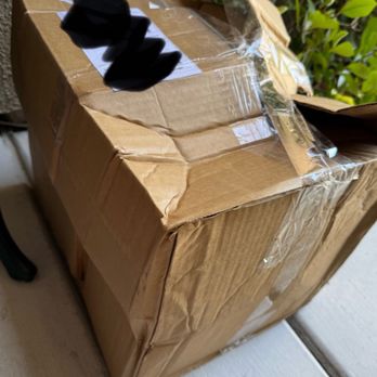 The UPS Store - I'm pretty sure this box never made it in the truck - driver just dragged it behind! - Shipping Centers Near Me - Apple Valley, California