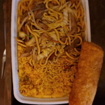 China Dragon - Pork lo mein combo plate - Chinese Near Me - Boothwyn, Pennsylvania China Dragon - Pork lo mein combo plate - Chinese Near Me - Boothwyn, Pennsylvania