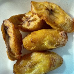 1 order 6 fried plantains (I ate one already)