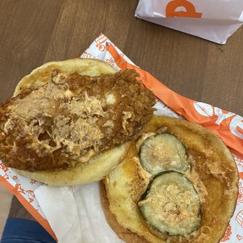 Popeyes Louisiana Kitchen - Spicy Chicken Sandwich. - Fast Food Near Me - Reseda, California Popeyes Louisiana Kitchen - Spicy Chicken Sandwich. - Fast Food Near Me - Reseda, California