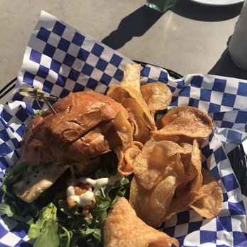 Bluewater Avalon - Mahi Mahi blacked sandwich, - Seafood Near Me - Avalon, California