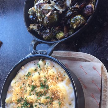 Saint & Second - Mac and cheese... Brussels... both amazing! - New American Near Me - Long Beach, California Saint & Second - Mac and cheese... Brussels... both amazing! - New American Near Me - Long Beach, California