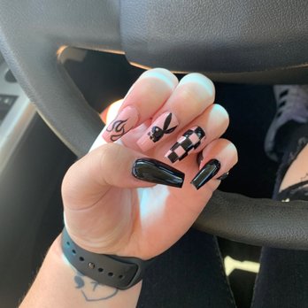 Variety Nails - This is how they did compared to the photo I gave them - Nail Salons Near Me - Phoenix, Arizona Variety Nails - This is how they did compared to the photo I gave them - Nail Salons Near Me - Phoenix, Arizona