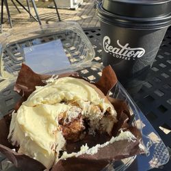 Creation Coffee - Cinnamon roll and PSL