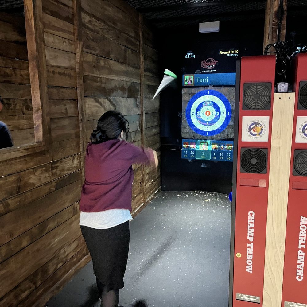 Hoosier Alley - Axe throwing - Skating Rinks Near Me - Bloomington, Indiana Hoosier Alley - Axe throwing - Skating Rinks Near Me - Bloomington, Indiana