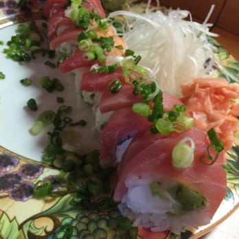Maki Sushi - Gluten-free Red Dragon roll! - Sushi Bars Near Me - Bullhead City, Arizona Maki Sushi - Gluten-free Red Dragon roll! - Sushi Bars Near Me - Bullhead City, Arizona