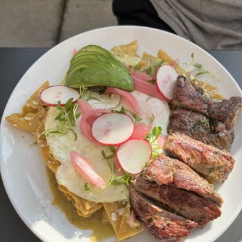 Poached Kitchen - Chilaquiles + steak - Coffee & Tea Near Me - Anaheim, California Poached Kitchen - Chilaquiles + steak - Coffee & Tea Near Me - Anaheim, California