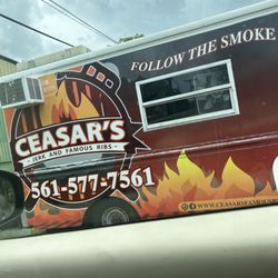 Ceasars Famous Ribs - Never open food truck!