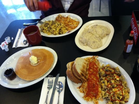 Photo of Digger's Diner - Hayward, CA, US. Now that is what I call breakfast
