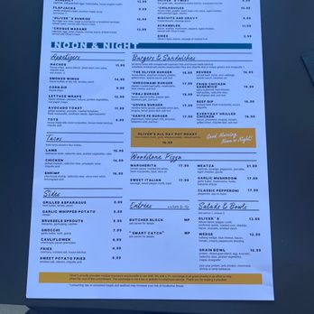 Oliver’s - Shoreview - Menu - Bars Near Me - Shoreview, Minnesota