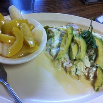 Stagecoach Restaurant - Chicken and Avacado Omelette with side of fruits - Breakfast & Brunch Near Me - Sacramento, California Stagecoach Restaurant - Chicken and Avacado Omelette with side of fruits - Breakfast & Brunch Near Me - Sacramento, California