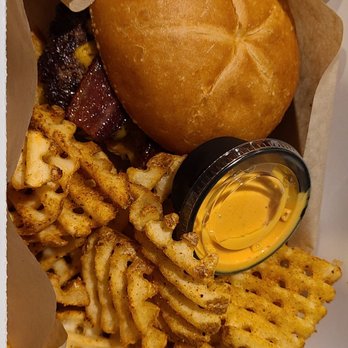 Backdoor BRGR - Dan Kelly burger and cajun fries. - Burgers Near Me - Provo, Utah