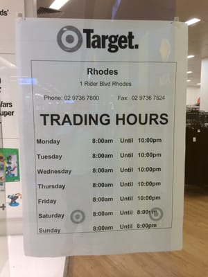 Target Rhodes TARGET - Updated May 2026 - 1 Rider Boulevard, Rhodes New South Wales ...