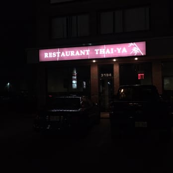 Thai-Ya - Restaurant exterior Nov 2015 on a dark evening - Thai Near Me - Terrebonne, Quebec Thai-Ya - Restaurant exterior Nov 2015 on a dark evening - Thai Near Me - Terrebonne, Quebec
