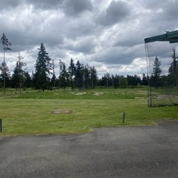Driving range closed.