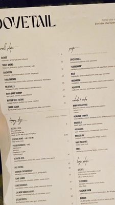 Menu photo 3 Dovetail Vancouver, BC Menu photo 3 Dovetail Vancouver, BC