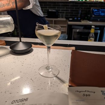 Sushi Saint Winter Park - I forgot the name of the drink, it was like a dirty martini. - Japanese Near Me - Winter Park, Florida Sushi Saint Winter Park - I forgot the name of the drink, it was like a dirty martini. - Japanese Near Me - Winter Park, Florida