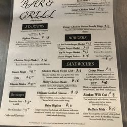 Idanha Bar & Grill - Menu