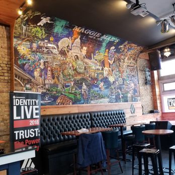 Maggie Mae's - A mural on the first floor - Music Venues Near Me - Austin, Texas