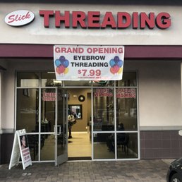 Exterior outside entrance of Slick Threading & Waxing Salon - Eyebrow Threading is now open in Corona. - Corona, California Exterior outside entrance of Slick Threading & Waxing Salon - Eyebrow Threading is now open in Corona. - Corona, California