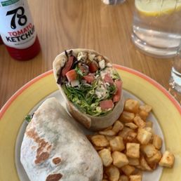 Blackened Chicken Wrap Special