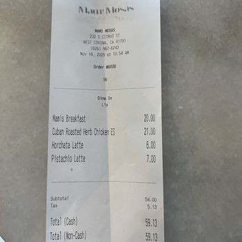 Mamimosas - Receipt - Breakfast & Brunch Near Me - West Covina, California Mamimosas - Receipt - Breakfast & Brunch Near Me - West Covina, California