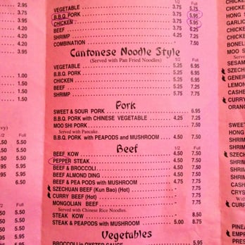 Beijing Garden Chinese Restaurant - the menu - Chinese Near Me - Burlington, Wisconsin