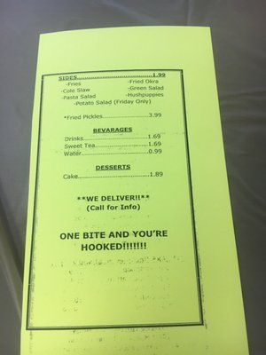 Menu photo 4 Tony's Fish House Pearl, MS