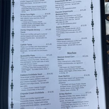 Provecho - Menu - Mexican Near Me - Salado, Texas