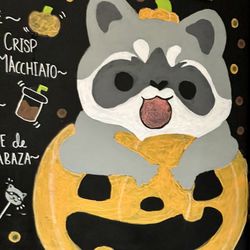 Starbucks - Raccoon Halloween
