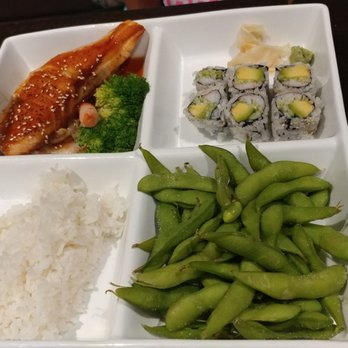 Fusha Asian Bistro - Salmon teriyaki bento - Asian Fusion Near Me - Metuchen, New Jersey