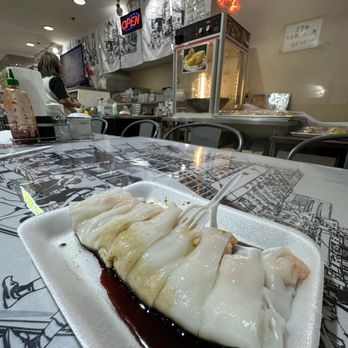 Hong Kong Food - Rice Roll with Shrimp - Hong Kong Style Cafe Near Me - Plano, Texas Hong Kong Food - Rice Roll with Shrimp - Hong Kong Style Cafe Near Me - Plano, Texas