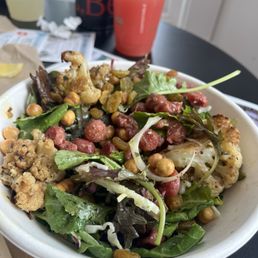Delicious cauliflower salad bowl. MV salads dressing is yum! Highly recommend. Delicious cauliflower salad bowl. MV salads dressing is yum! Highly recommend.