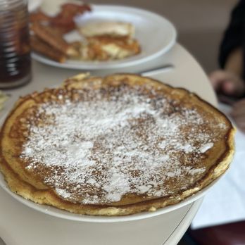 Brighter Day Cafe - Pancake bigger than the plate! - Breakfast & Brunch Near Me - Suffolk, Virginia