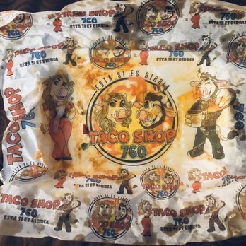 Taco Shop 760 Restaurant - This is the bottom of the tray after you eat it all like a starving desert vulture lol - Tacos Near Me - Indio, California Taco Shop 760 Restaurant - This is the bottom of the tray after you eat it all like a starving desert vulture lol - Tacos Near Me - Indio, California
