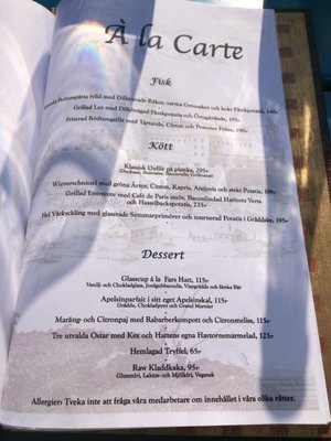 Menu photo 1 Fars Hatt Kungälv, O
