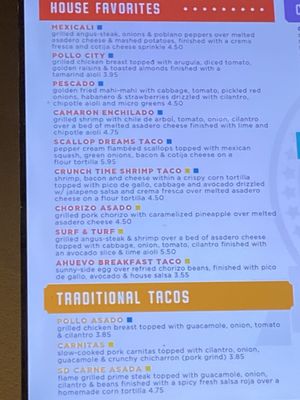 Menu photo 5 City Tacos San Diego, CA