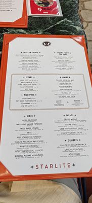 Menu photo 1 Starlite San Diego, CA Menu photo 1 Starlite San Diego, CA