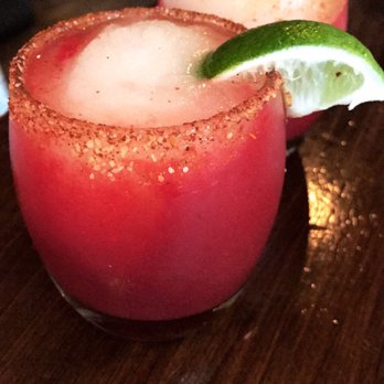El Camion - Raspberry margarita with chili on the rim / brunch - Mexican Near Me - New York, New York