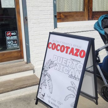Cocotazo - Cocotazo signage by the door - Puerto Rican Near Me - New York, New York
